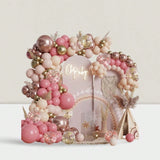 Blush Pink & Rose Gold Balloon Arch Kit for Birthday & Shower Decor