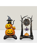 2PCS Halloween Foil Balloons Black Cat Spider Pumpkin Party Decor