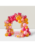 Yellow Pink Balloon Arch Kit Double-Stuffed Pastel Balloons for Party Decor