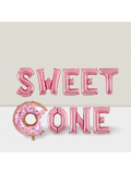 Sweet One Donut Balloon 1st Birthday Party Decoration For Girls Or Boys
