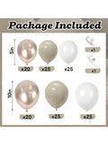Pearl White Balloon Garland Kit 112pcs Wedding & Shower Decor