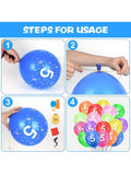 18 Pc 12 Inch Number 5 Balloons for 5th Birthday & Anniversary Party