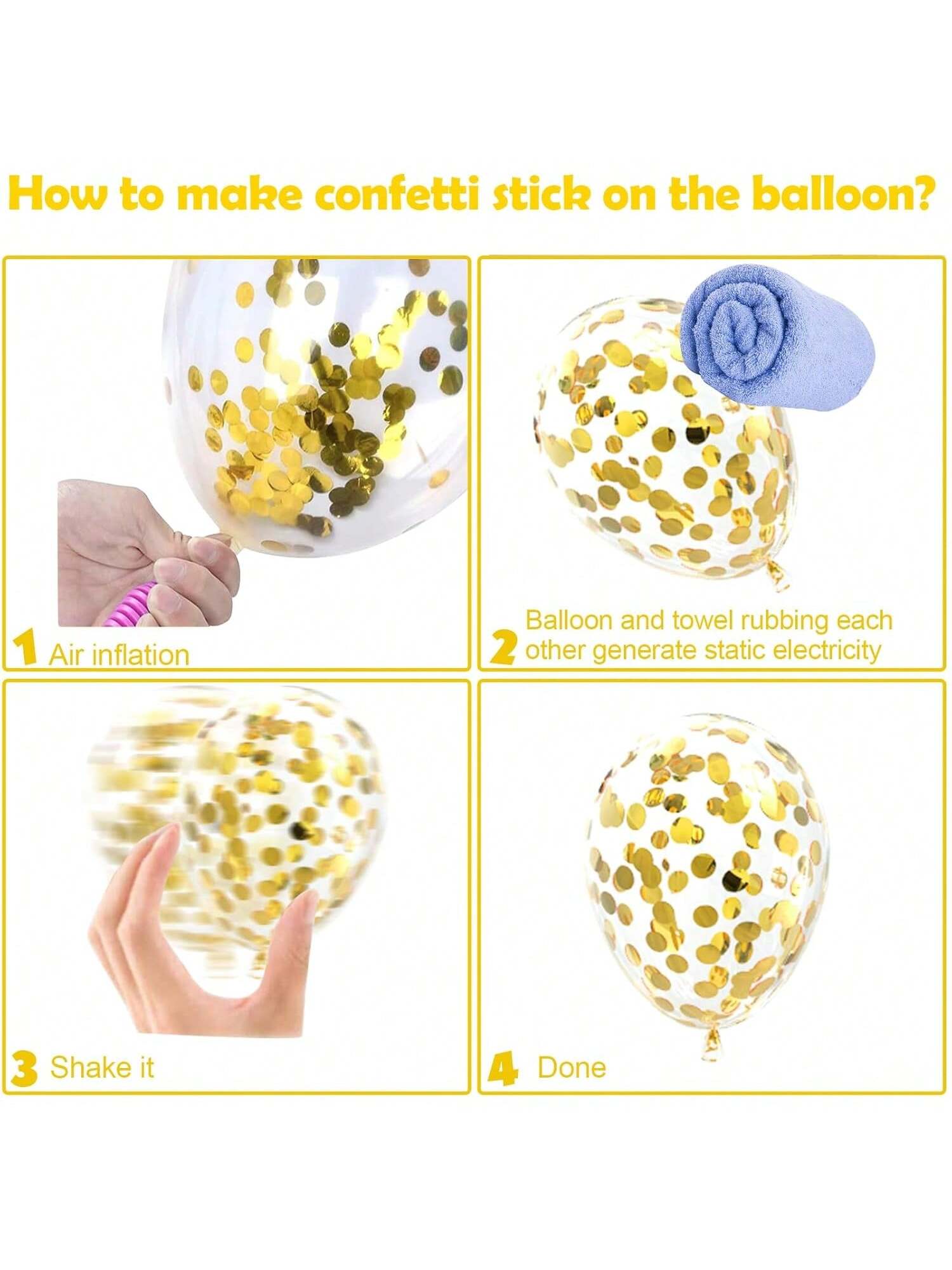 50 Green and Gold Balloons with Confetti for Graduation Birthday and Party Decor