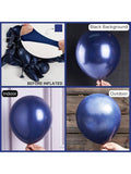 127Pcs Navy Blue Balloon Arch Kit Mixed Sizes For Graduation, Wedding & Party Decor