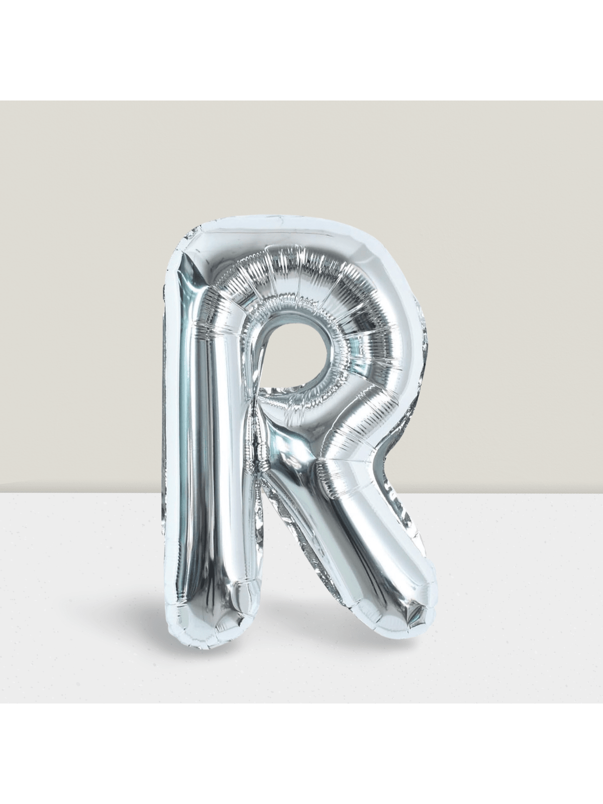 40 Inch Silver Letter R Foil Balloon for Birthday Wedding or Anniversary