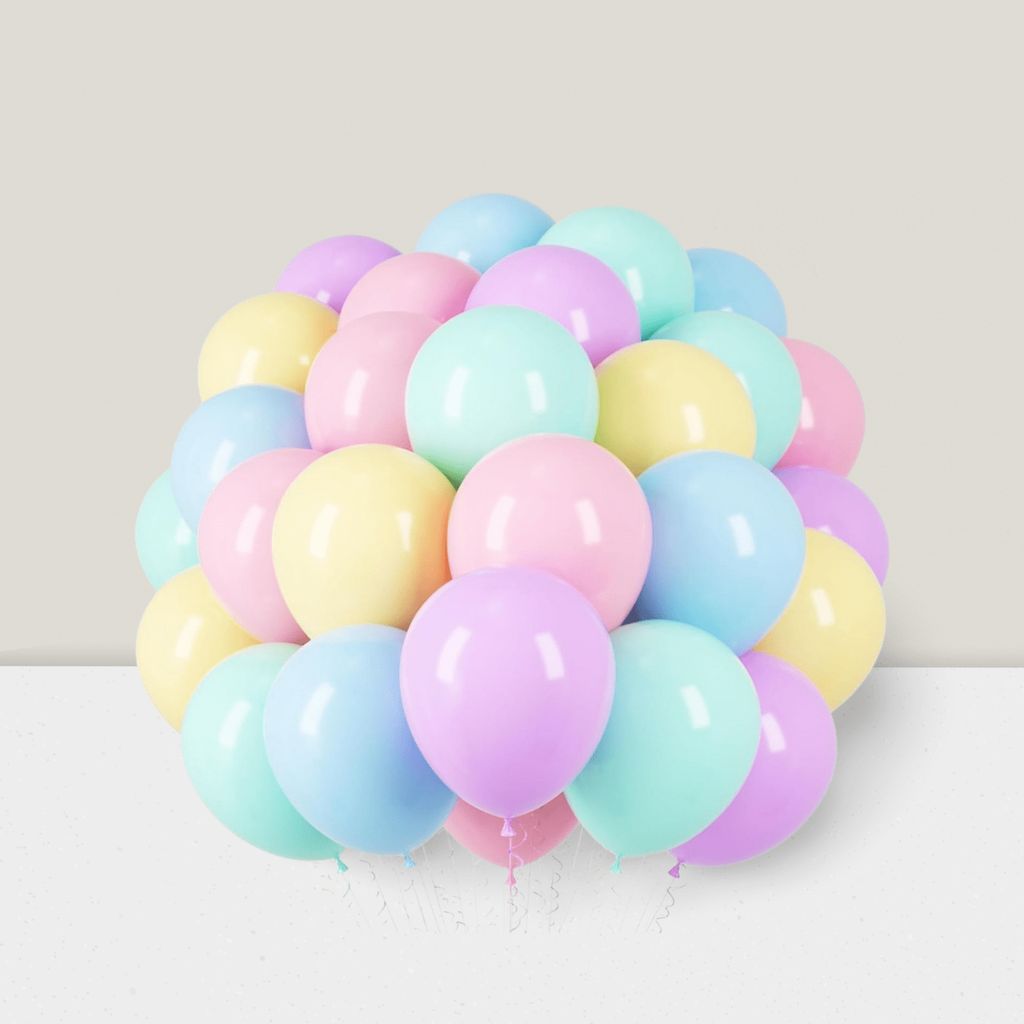 66 Pack 12 Inch Pastel Macaron Latex Balloons for Parties & Celebrations