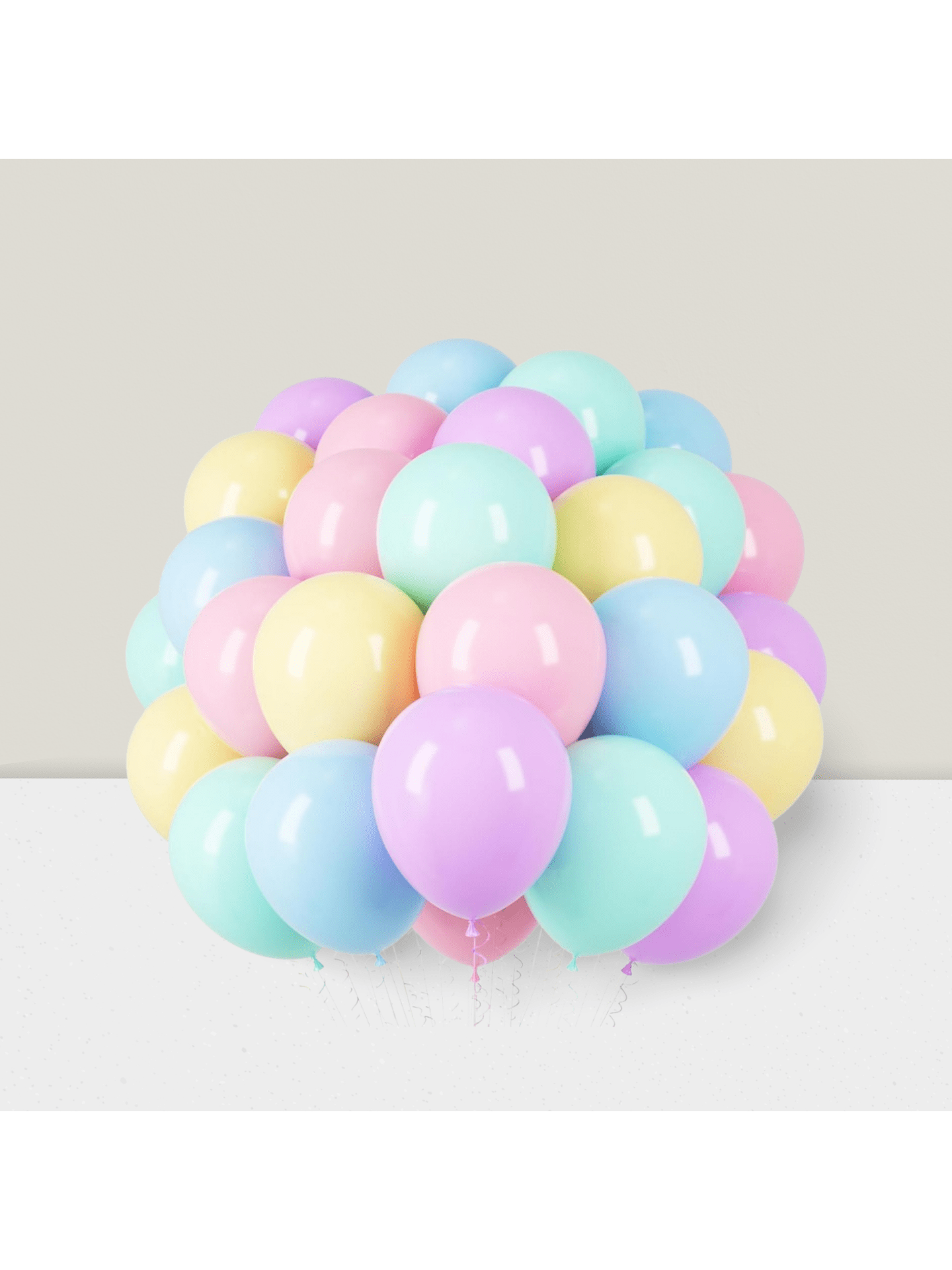 66 Pack 12 Inch Pastel Macaron Latex Balloons for Parties & Celebrations