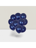 100pcs 12" Navy Blue Chrome Pearl Balloons for Wedding Birthday & Party Decor