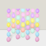 100pcs 10" Macaron Link Balloons Pastel Party Decorations