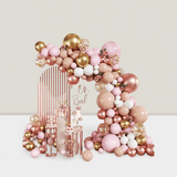 147pcs Rose Gold Balloon Arch Kit Metallic Party Decorations