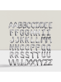 52pcs 16" Silver Foil Letter Balloons A-Z 2 Sets for Parties Graduation NYE
