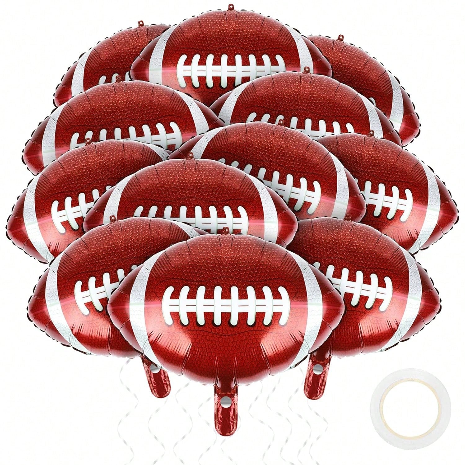 12 Pcs 18" Foil Mylar Balloons Themed Party Decorations For Birthday Party Supplies