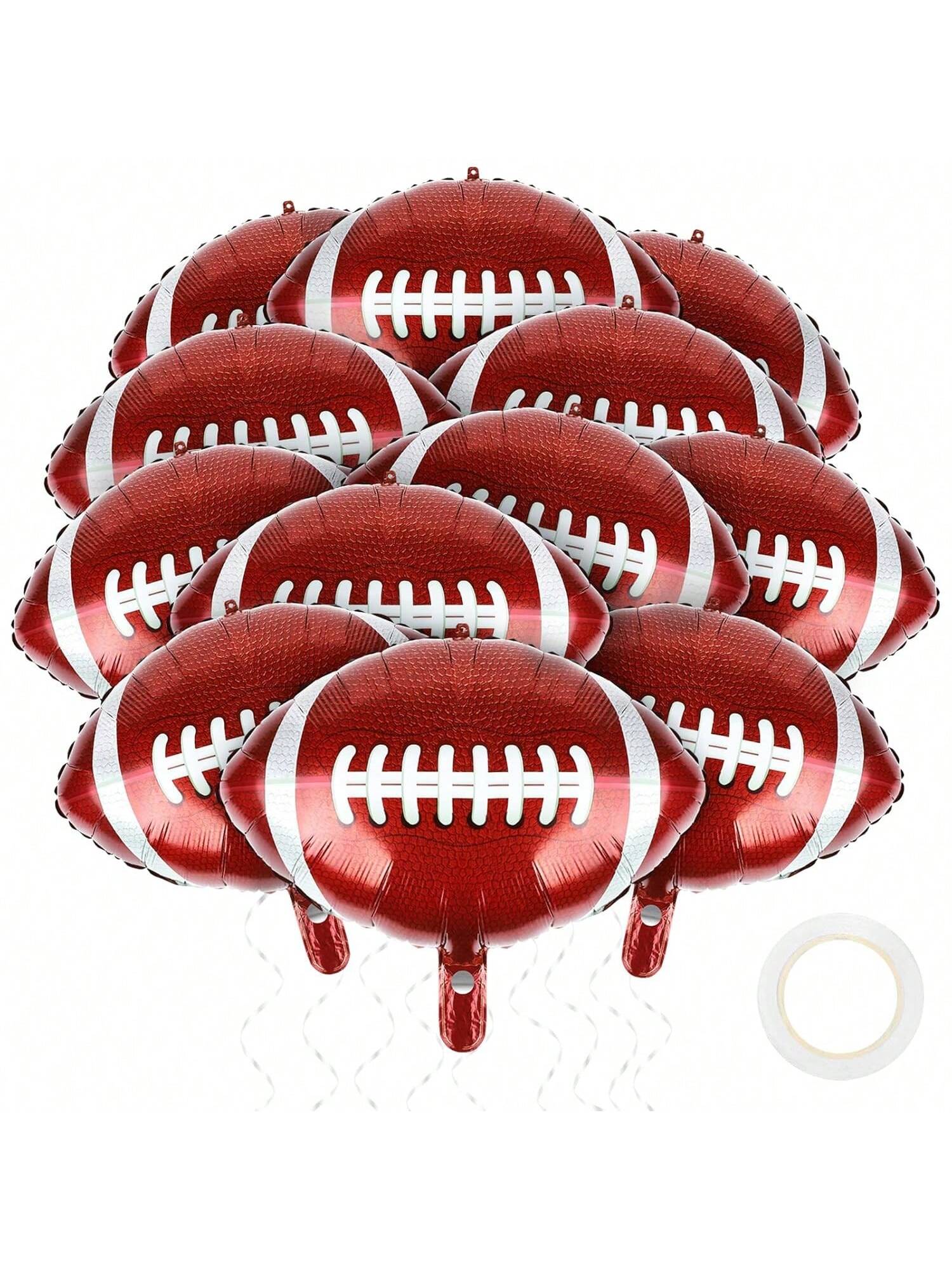 12 Pcs 18" Foil Mylar Balloons Themed Party Decorations For Birthday Party Supplies