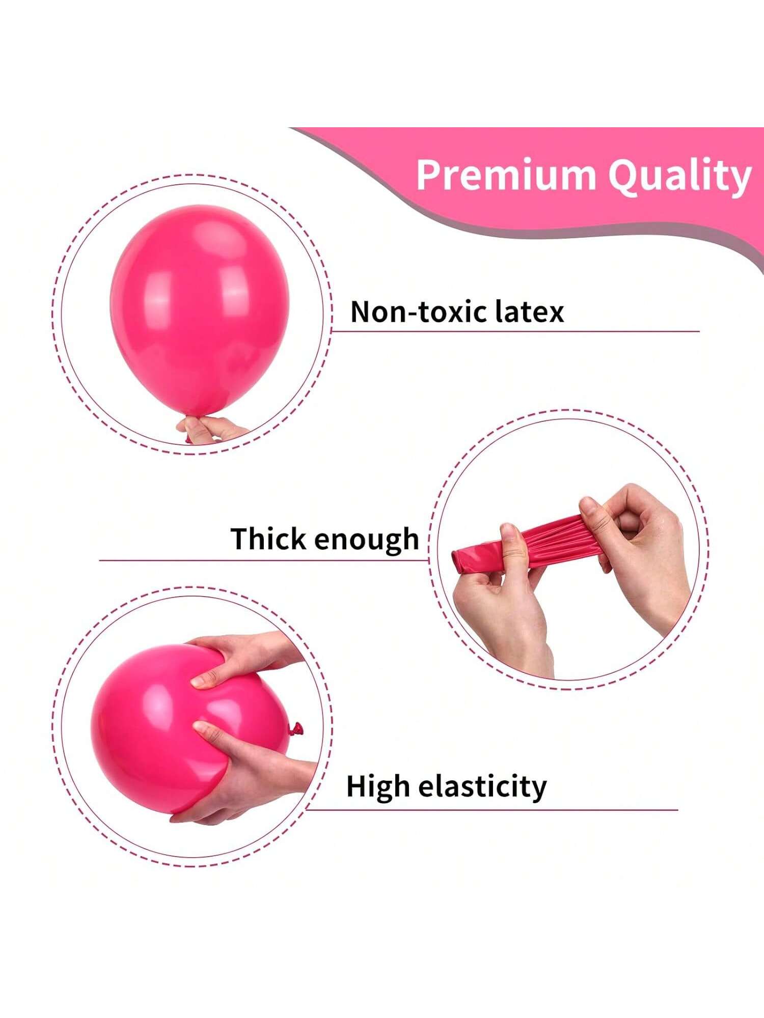 105 Pc Balloon Garland Kit 5-18 Inch for Wedding Birthday and Shower Parties