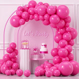 100PCS Balloon Garland Kit 5-18 Inch Latex Balloons with Strip Glue Dots Ribbon