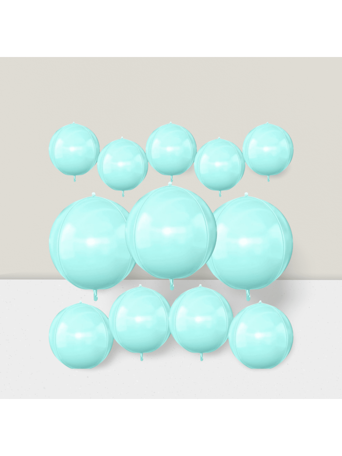 12pcs Metallic 4D Foil Balloons 22 15 10 Inch for Birthday Graduation Party Decor