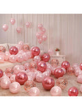101PCS Rose Gold Balloon Kit with Hearts and I Love You Balloons for Anniversary