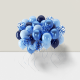 60-Piece Blue Balloons 12-Inch for Birthday, Wedding, Baby Shower, or Party Decor