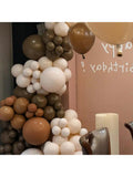 90-Piece Brown Balloon Garland Kit for Graduation, Wedding, or Birthday Parties