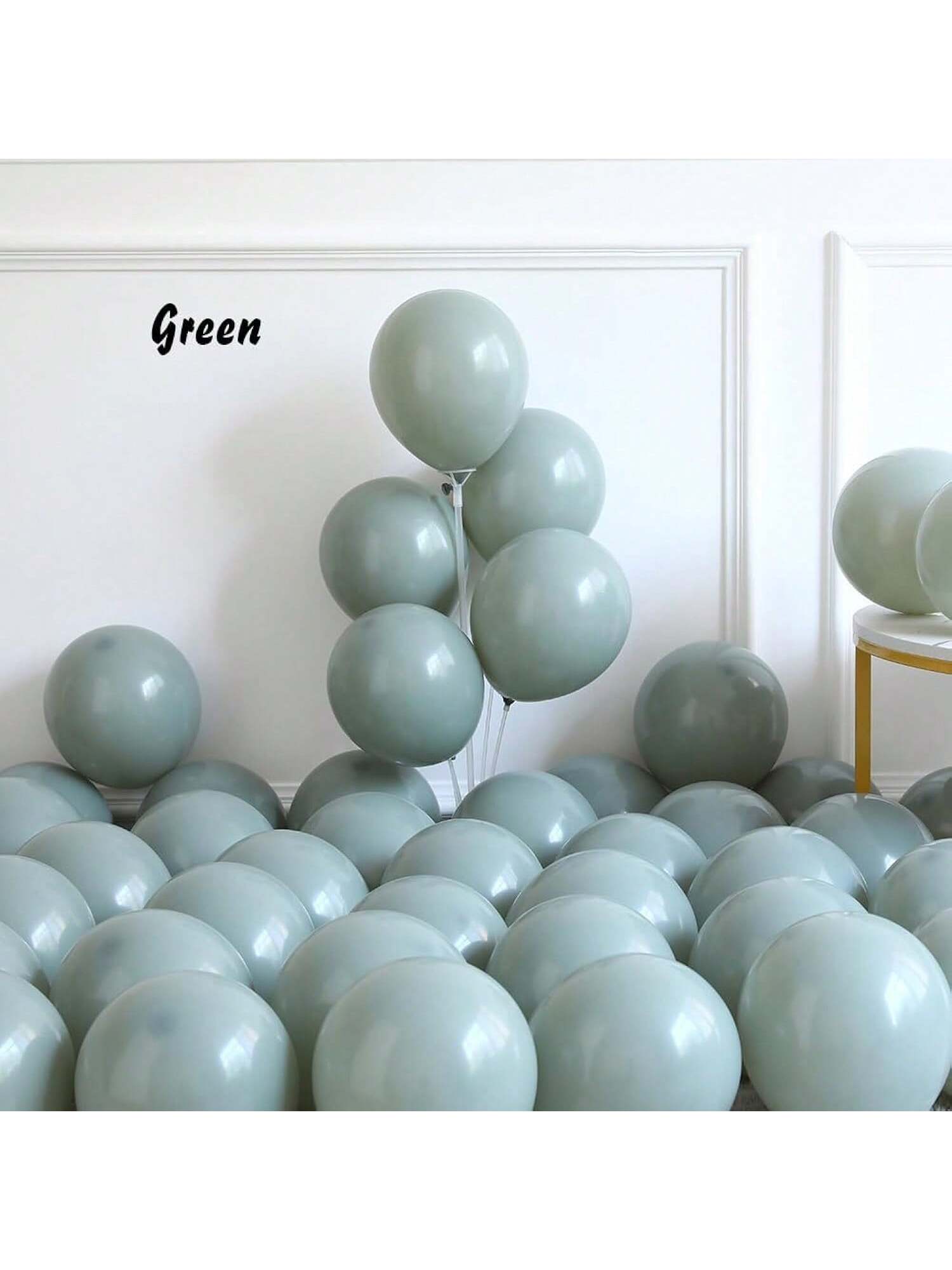 139PCS Bridal Shower Balloon Arch Kit in Sage Green, Pink & Gold