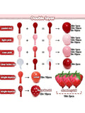 Double-Stuffed Strawberry Balloon Arch Kit Pastel Red Pink Coral Balloons