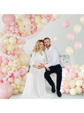 161pcs Pink and Yellow Balloon Arch Kit Birthday Wedding Baby Shower Decor