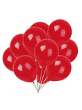 50-Piece 12-Inch Red Latex Balloons for Wedding, Birthday, or Party Decor