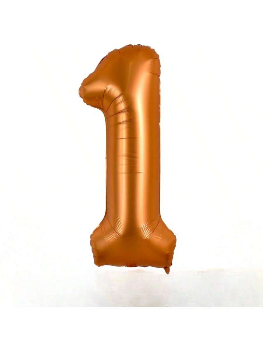 40 Inch Orange Number Balloon for Birthday Wedding and Party Celebrations