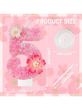 Pink Flower Number 5 Birthday Candle for Cake Party Wedding and Anniversary Decor