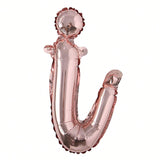 18in Rose Gold Happy Birthday Balloons Lowercase Letters for Party