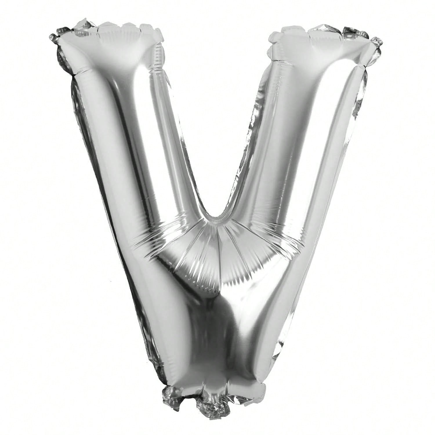 32in Silver Letter and Number Foil Balloons for Parties and Celebrations