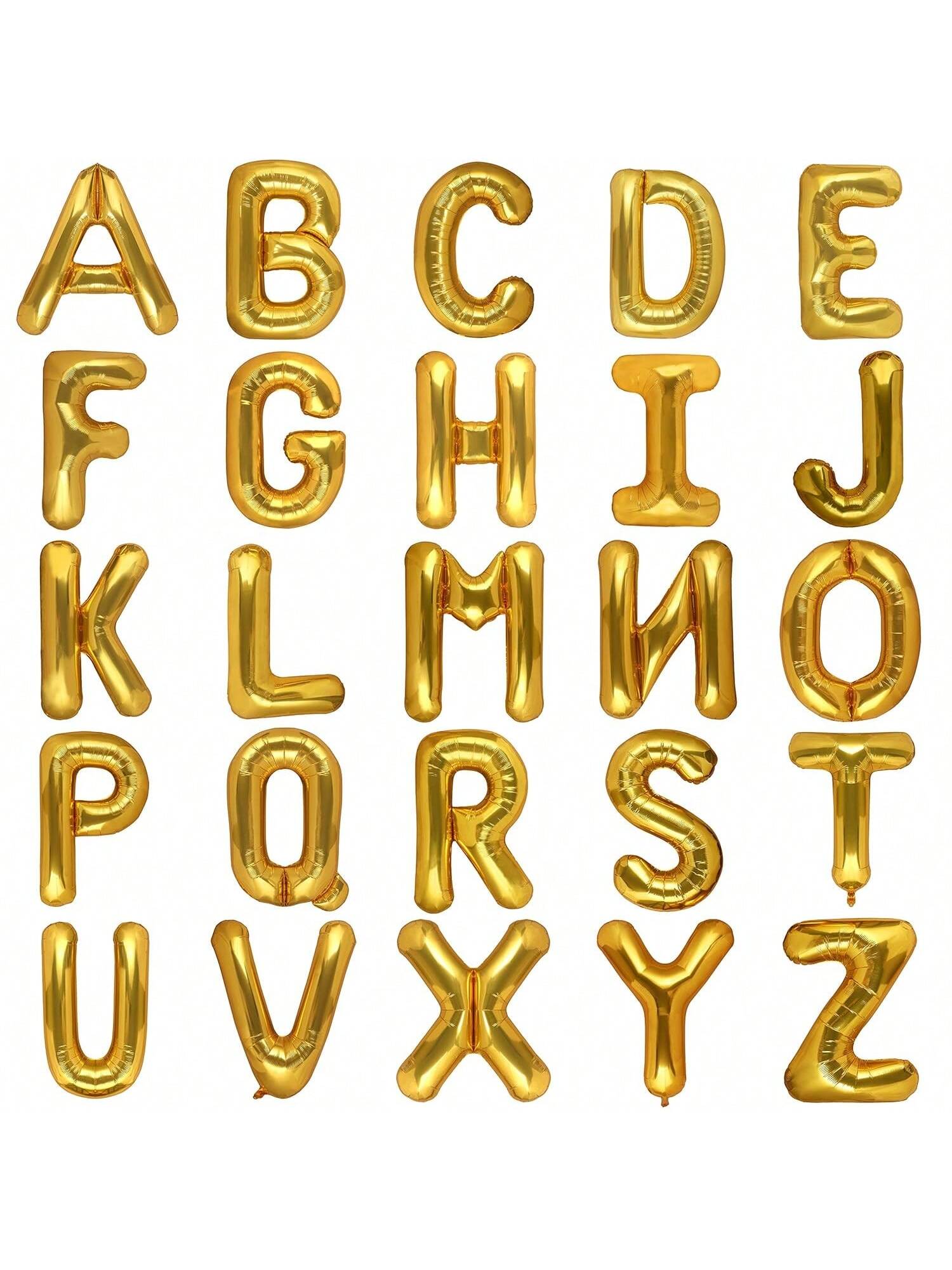 40 Inch Gold Letter A Foil Balloon for Birthday Party Decorations
