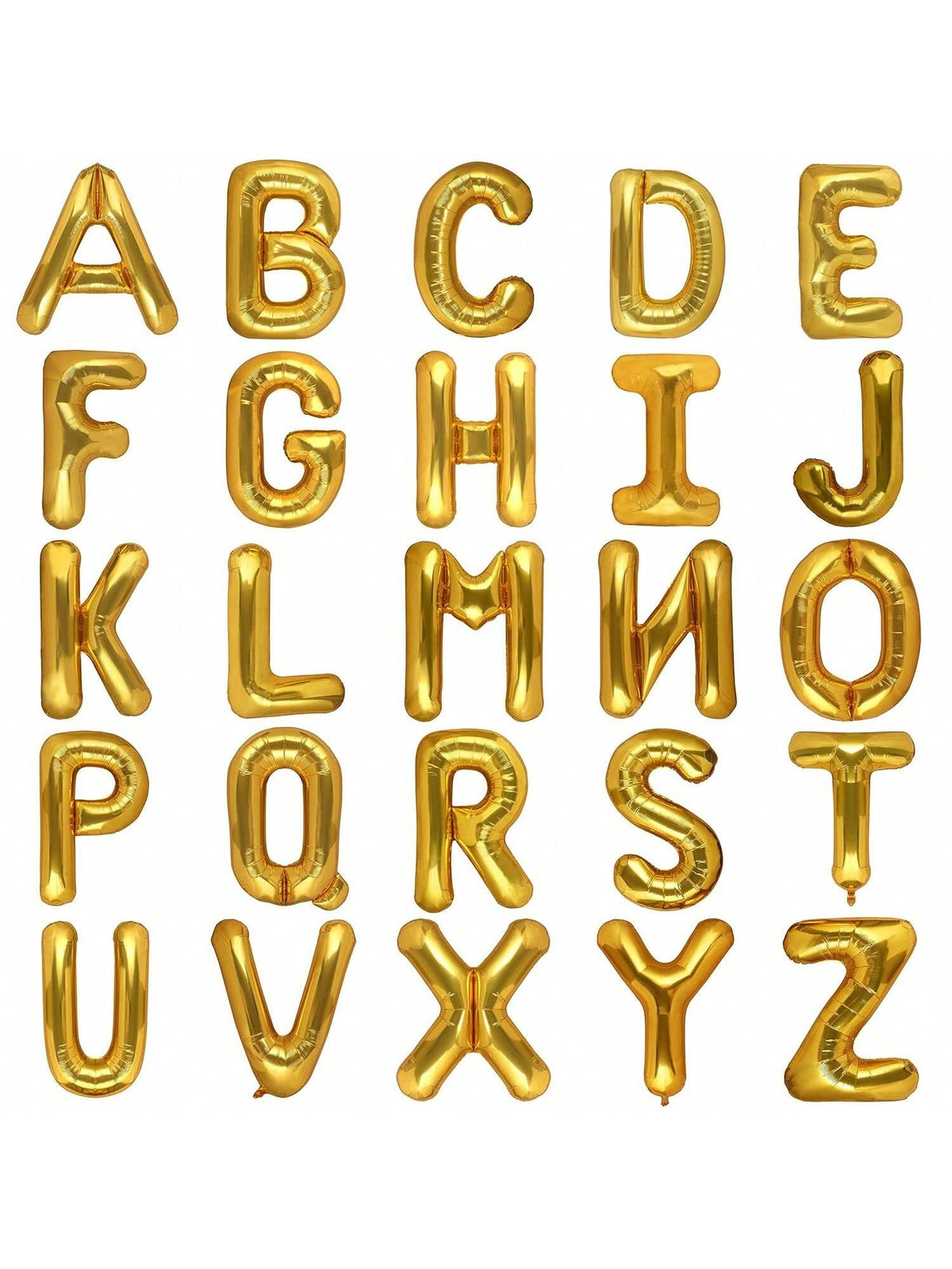 40 Inch Gold Letter A Foil Balloon for Birthday Party Decorations