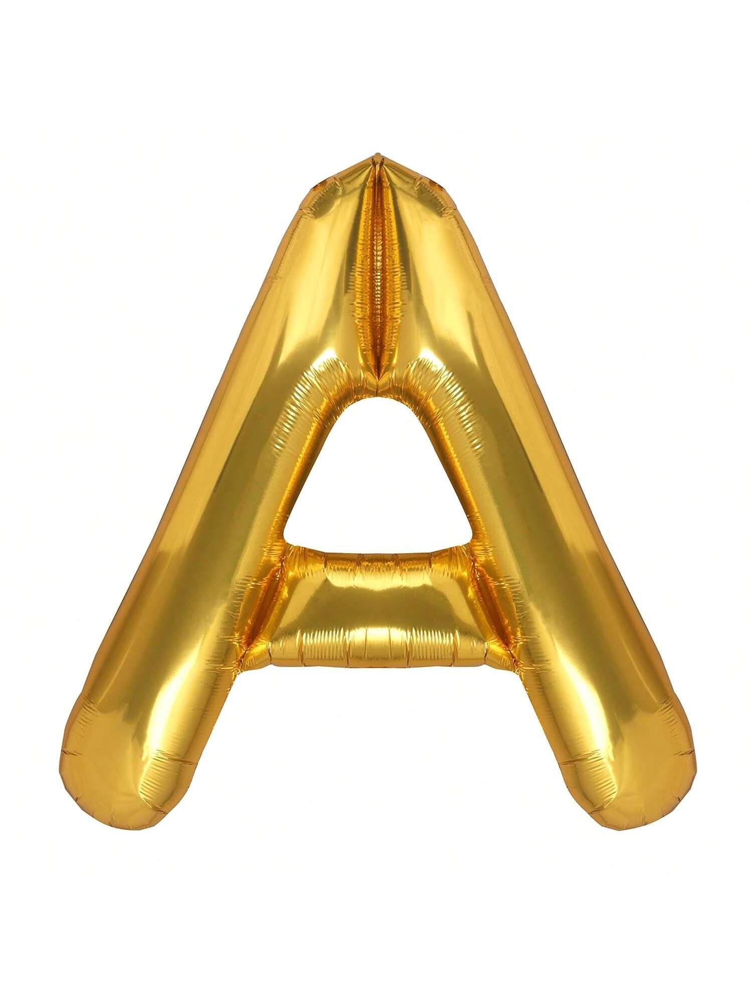 40 Inch Gold Letter A Foil Balloon for Birthday Party Decorations