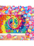 60s Hippie Party Decorations Tie Dye Balloon Garland Photo Backdrop