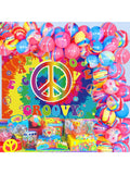 60s Hippie Party Decorations Tie Dye Balloon Garland Photo Backdrop