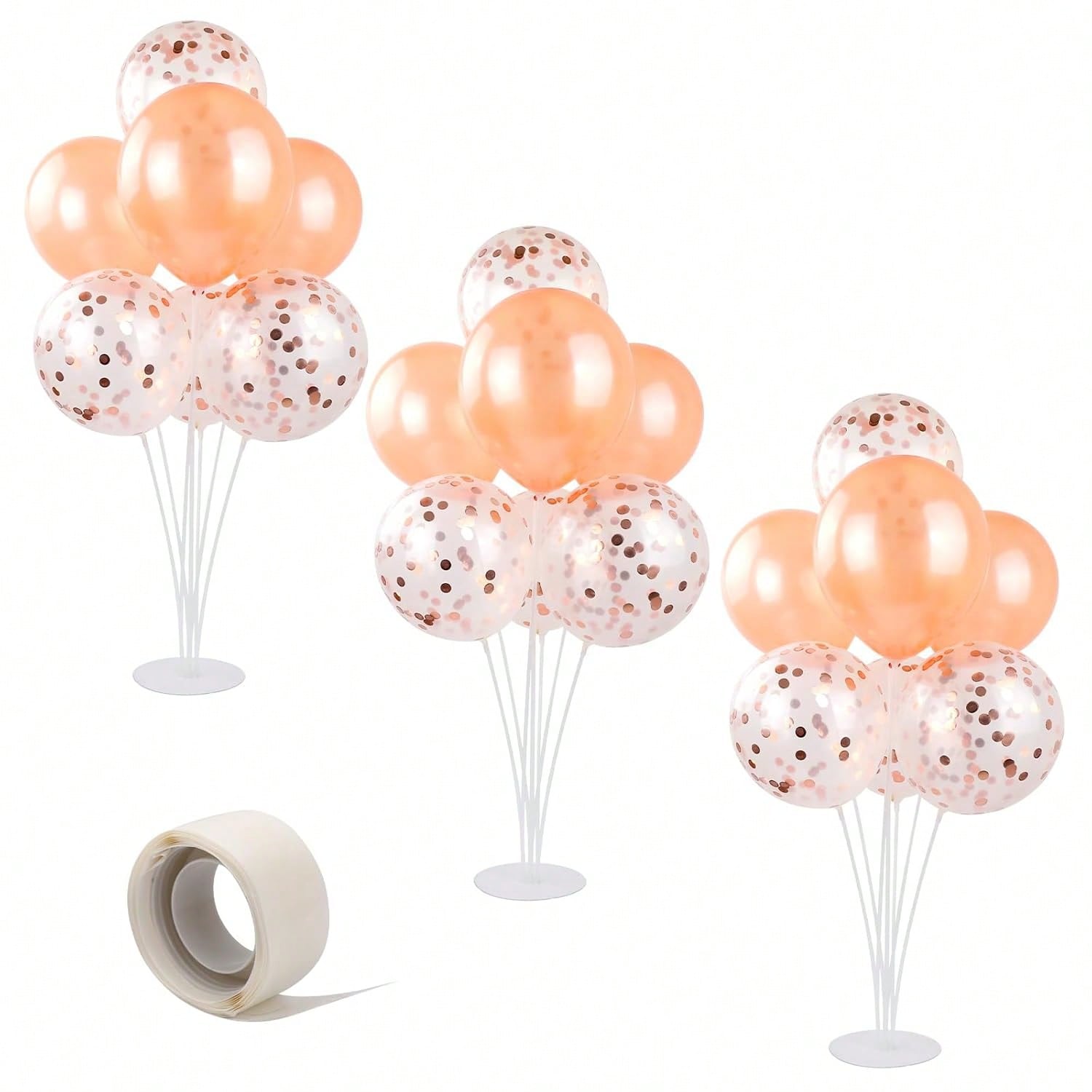 120pcs Balloon Clips Connectors for Arches Columns & Party Decor