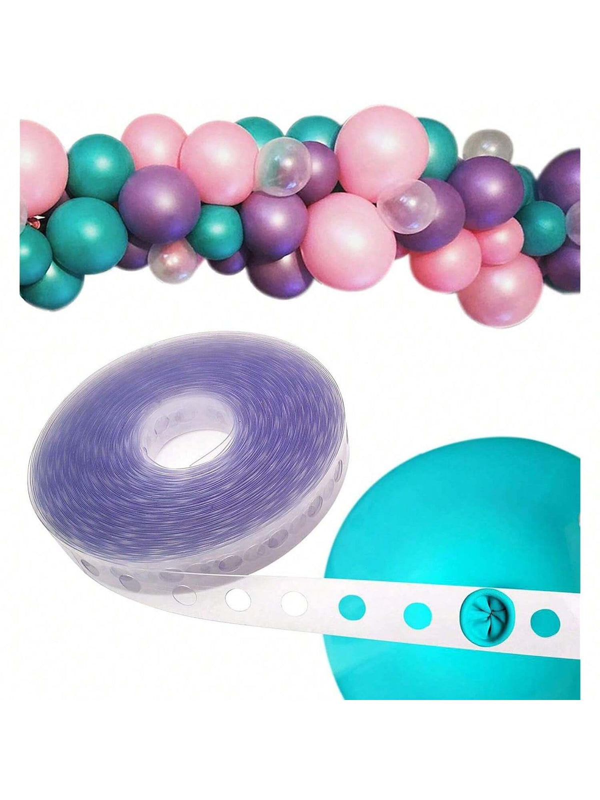 50ft Balloon Strip Tape for Making Party Arches and Garlands
