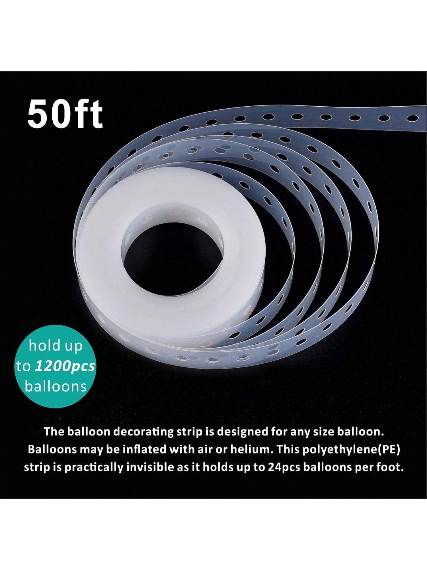 50ft Balloon Strip Tape for Making Party Arches and Garlands