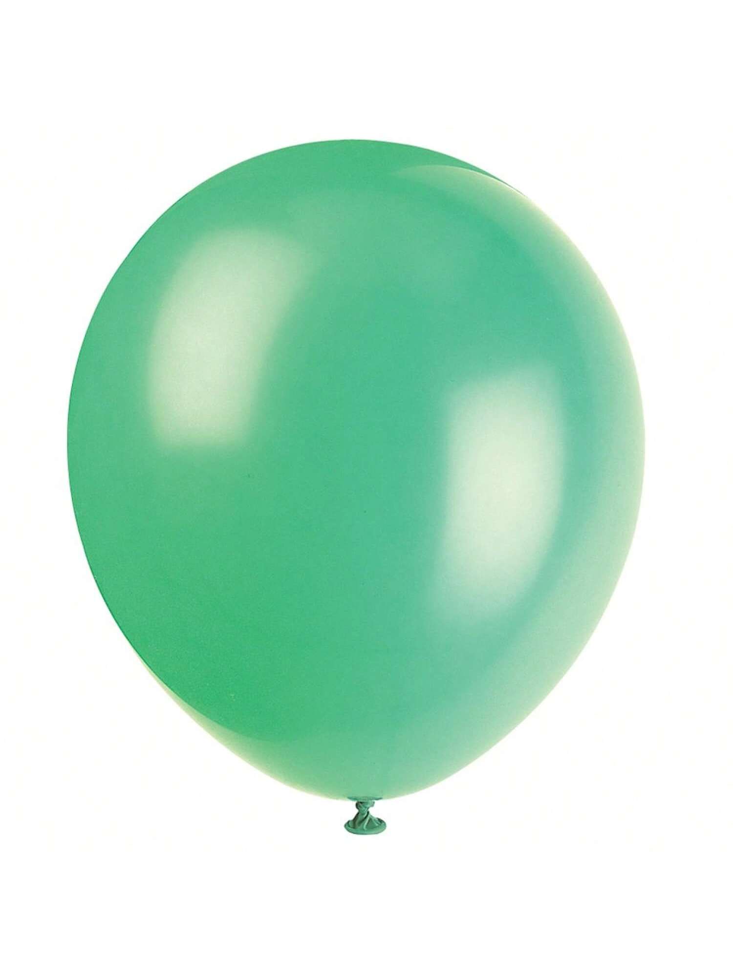 12 Inch Emerald Green Latex Balloons 10 Pack for Party Decorations