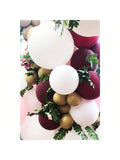 131PCS Maroon Gold Graduation & Party Decorations Balloons for 2024