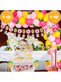Lemon First Birthday Party Decorations Balloon Arch Foil Number 1 Balloon