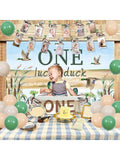 Mallard Duck 1st Birthday Decorations One Lucky Duck Party Kit