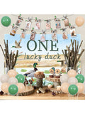 Mallard Duck 1st Birthday Decorations One Lucky Duck Party Kit