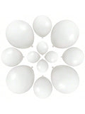84-Pc White Balloons in 5 10 18-Inch for Weddings Showers and Party Decorations