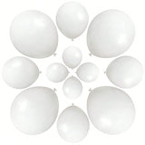 84-Pc White Balloons in 5 10 18-Inch for Weddings Showers and Party Decorations
