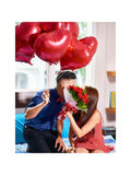 Will You Be My Friend 16-Inch Red Foil Letter Balloons for Party Decor