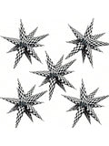 60PCS Star 12-Spike Foil Balloons Wedding Birthday Party Backdrop Decor