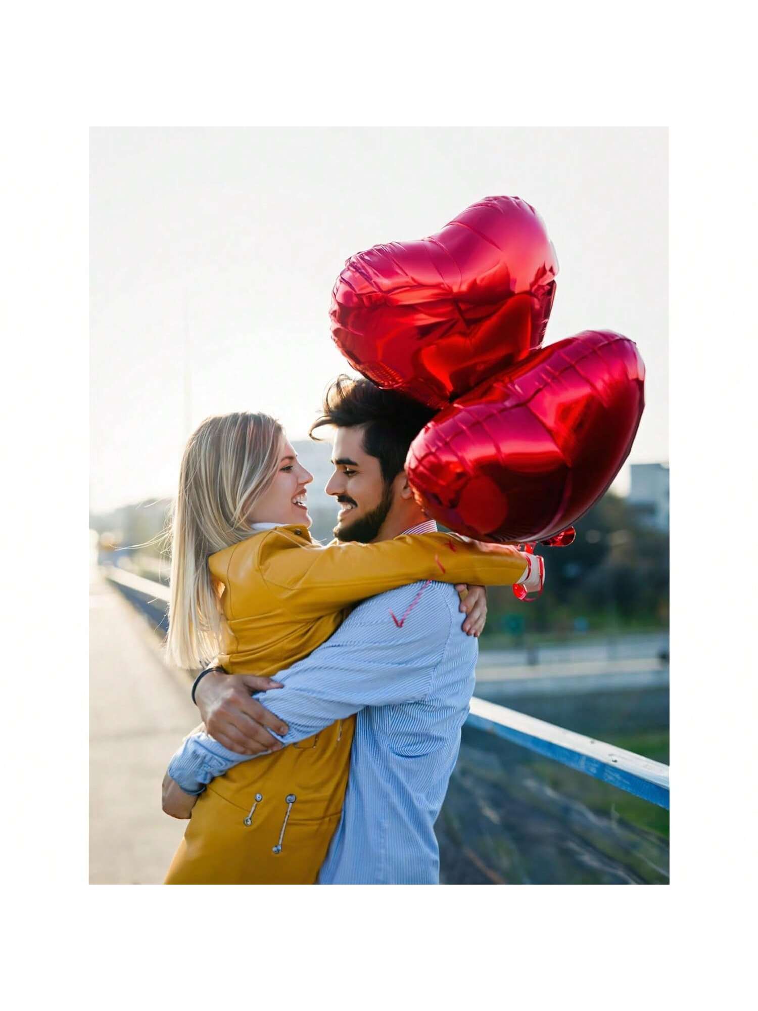 Will You Be My Friend 16-Inch Red Foil Letter Balloons for Party Decor