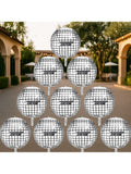 10 Disco Foil 22 Inch Mirror Metallic Balloons for Birthday Wedding and Party